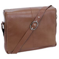 Siamod 45354 SAN FRANCESCO (Cognac) 15.6" Leather Messenger Bag